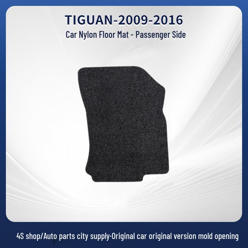 Черные нейлоновые коврики для Volkswagen Tiguan 2009-2016