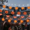 3 Meter Halloween Party Banner Pull Flower Spider Bat Decor Halloween Hanging Garland  Horror Props