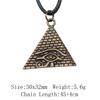 Valentine's Day Chokers For Women Eye Of Horus Necklace Leather Chain 45cm Cheap Cute Stuff Necklace Pendant