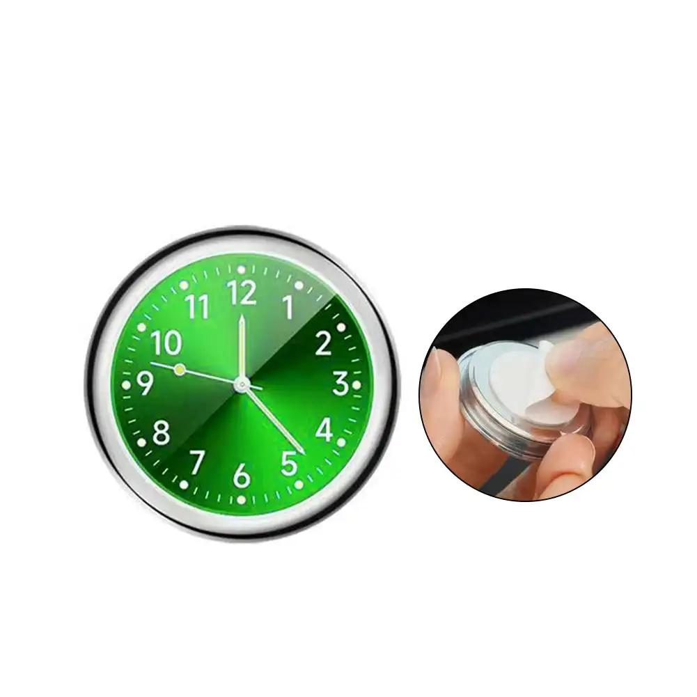 Светящиеся кварцевые часы для салона автомобиля, автоматический термометр, гигрометр для украшения автомобилей, электронные часы, аксессуары