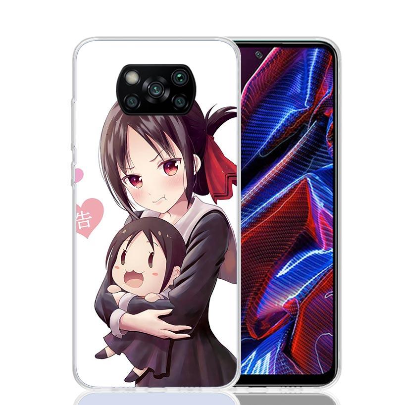Чехол для телефона Kaguya Sama Shinomiya для Xiaomi Poco X7 X6 X5 Pro F7 Ultra Redmi 15C 15 13 13C 12 12C 10 10A 10C 9 9A 9C 9T Обложка Po