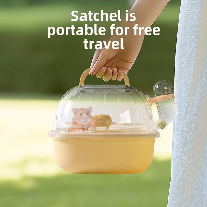 Переносная сумка-переноска для хомяков и мелких домашних животных - панорамная клетка для переноски сахарных поссумов, белок и хомяков