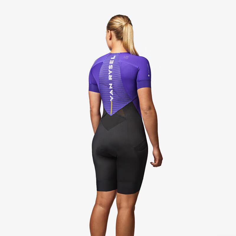 Женская велосипедная и триатлонная футболка с коротким рукавом Decathlon