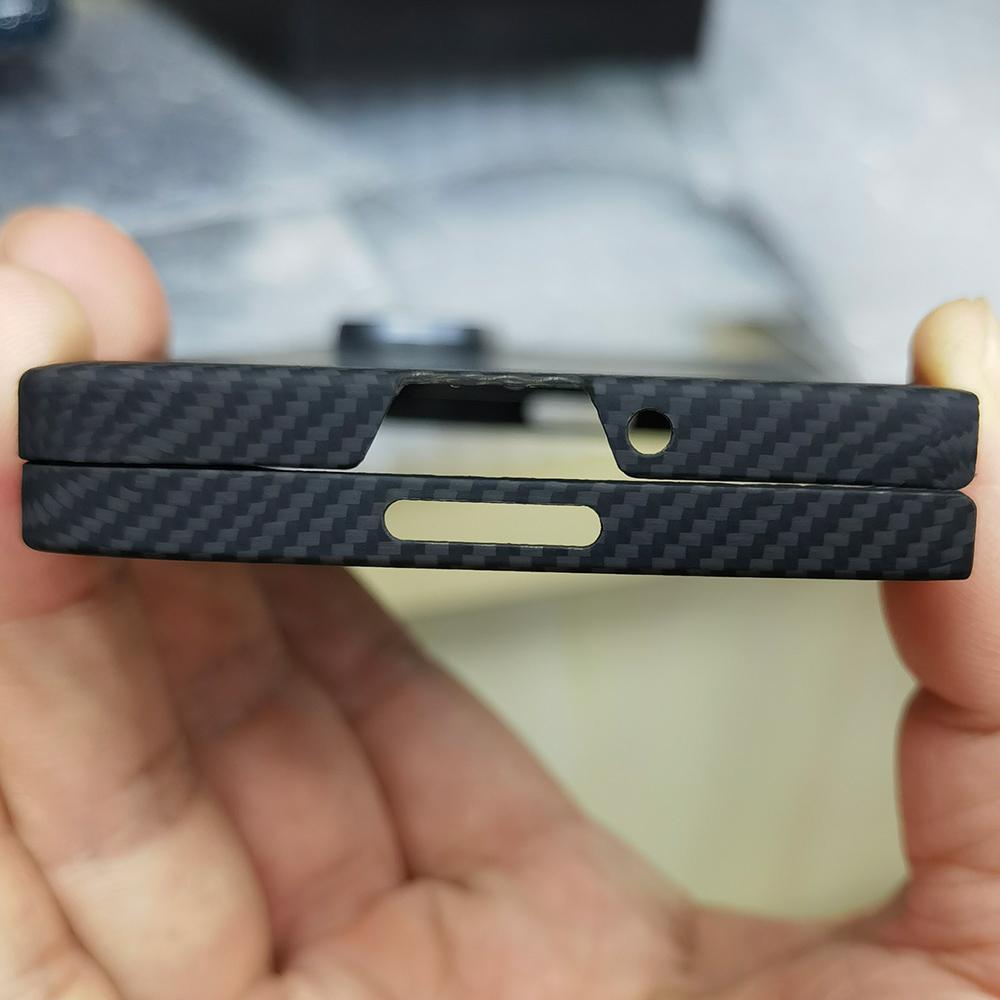 Genuine Real Carbon Fabric Fiber Aramid Case for Samsung Galaxy Z Fold6 Fold 6 Super Ultra Thin Ultrathin Light Shell