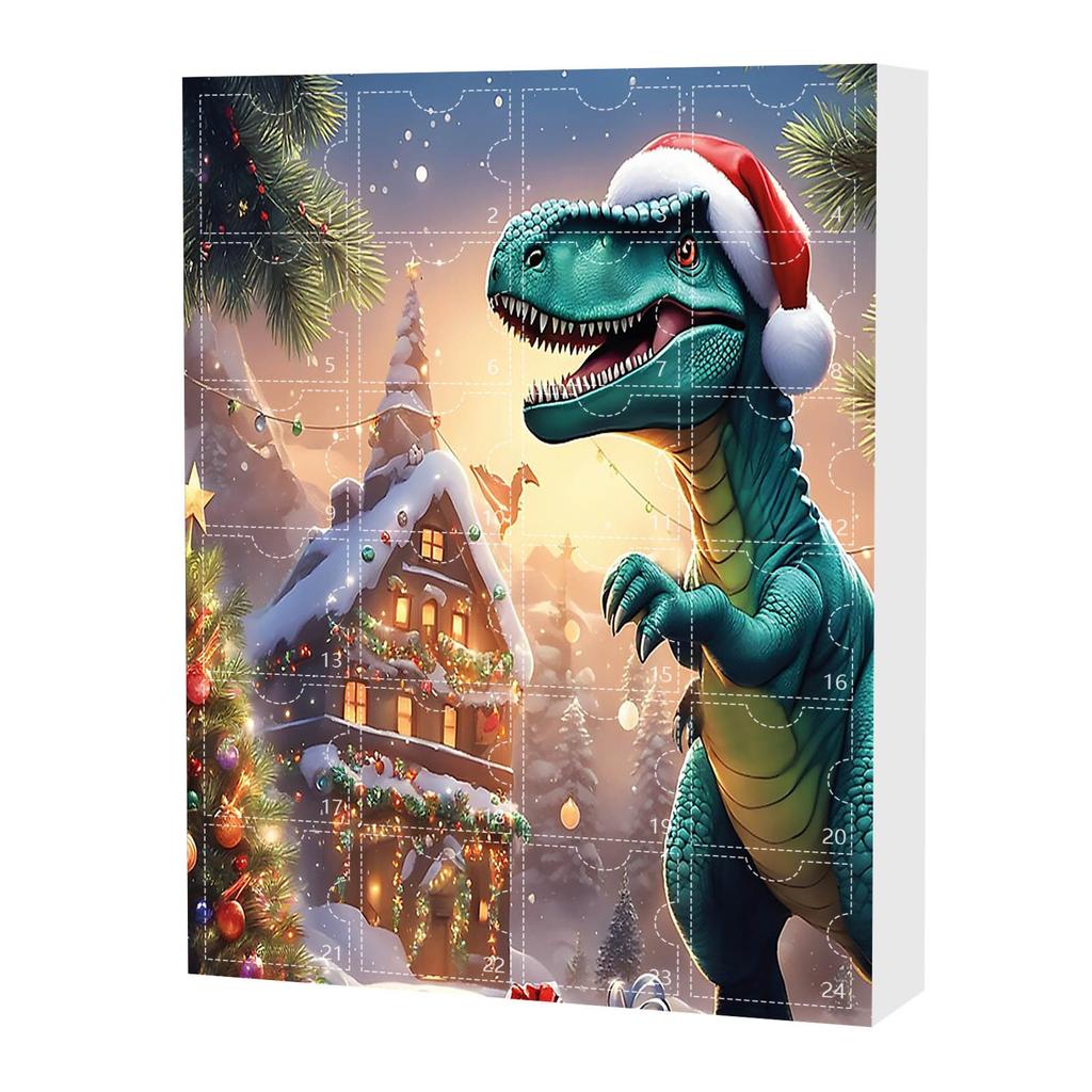 Домашний декор 2024 Праздничный адвент-календарь Адвент-календарь Коллекционный 2D-набор забавных животных Памятный коллекционный домашний декор