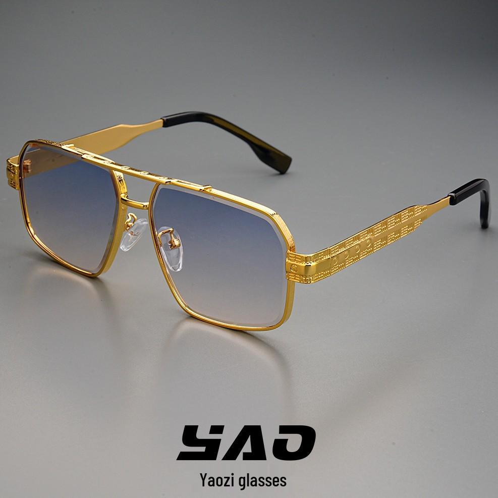 Шикарные европейские и американские солнцезащитные очки с резьбой, защита от УФ, для стильного вождения