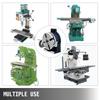 150mm/5.9In Vertical & Horizontal Rotary Table, 150MM Dividing Head Round Rotary Working Table Milling Machine Index System Adjustable Screw 5.9 Inch