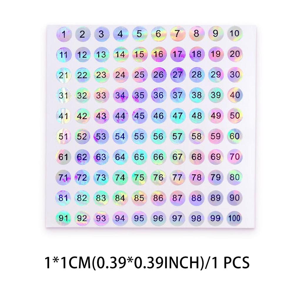 1-500 лазерная наклейка с номером для лака для ногтей, цветные наклейки, инструменты, цифры, советы для маникюра, сделай сам, T6I4
