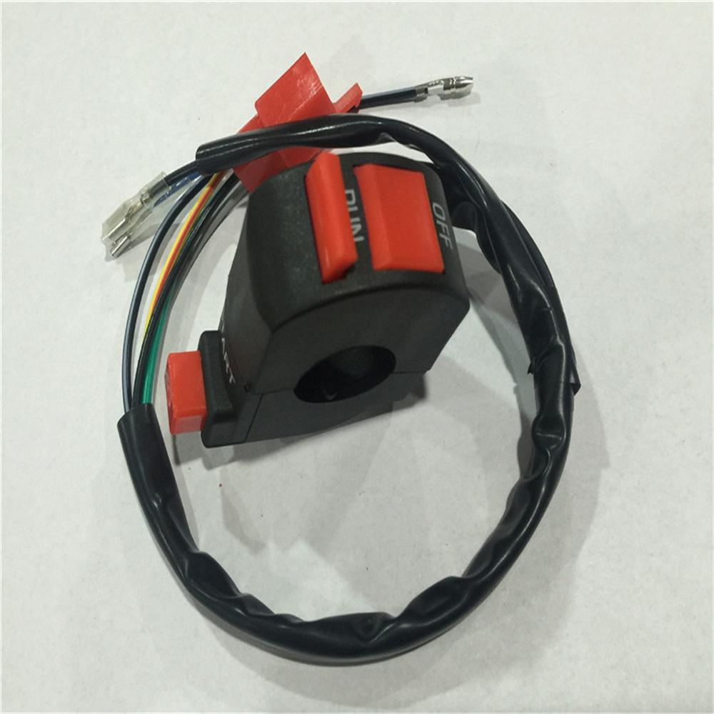 7/8" Universal Motorcycle Handlebar Control Switch Ignition Kill Start Switch ON OFF For YAMAHA BWS Kawasaki Electric Dirt 125 Pit Bike