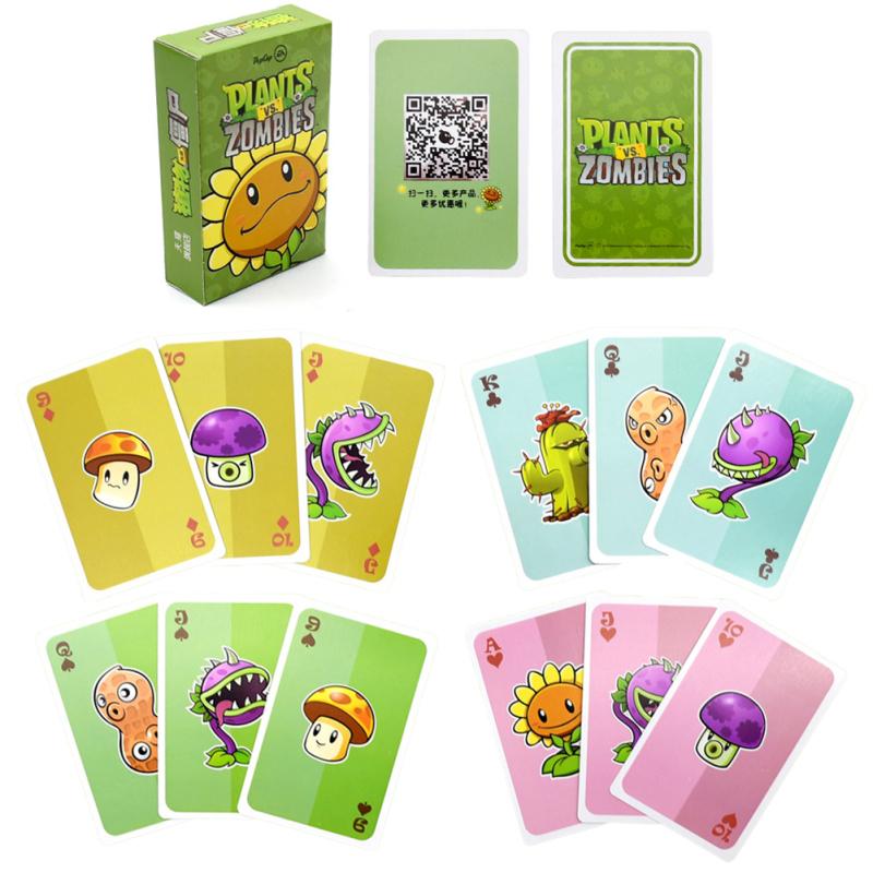 Растения против. Зомби периферийные игрушки карты игральные карты полный набор игровых карт коллекция карт книга