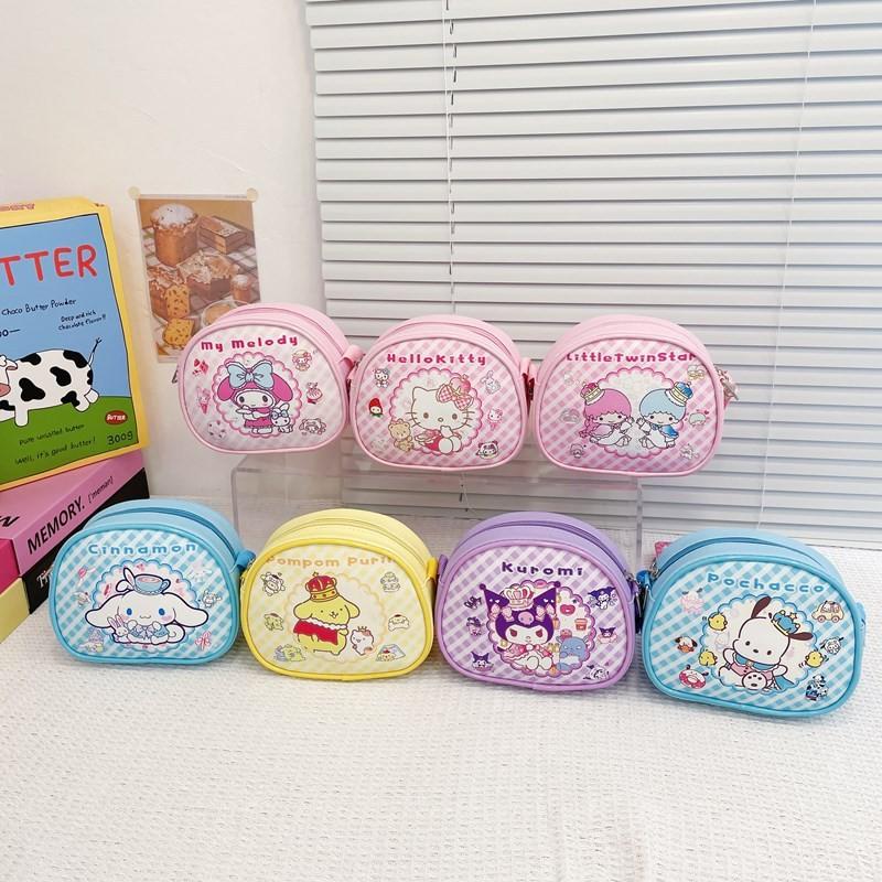 Трендовая легкая детская сумка кроссбоди через плечо, модный милый мультяшный рюкзак для девочек