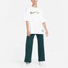 Nike Спортивная одежда Swoosh с мультяшным принтом, свободная футболка с круглым вырезом, женские топы, белые FN3711-100