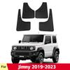 Mud Flaps For Suzuki Jimny Sierra JB74 JB64 -2023 2022 Splash Guards Fender MudFlaps Front Rear Mudguards Car