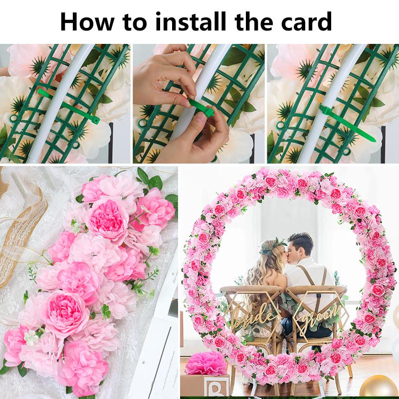 Искусственные цветы, свадебные украшения, арка, шелковые пионы, розы, искусственная арка, цветочный декор, украшения для приема/банкета