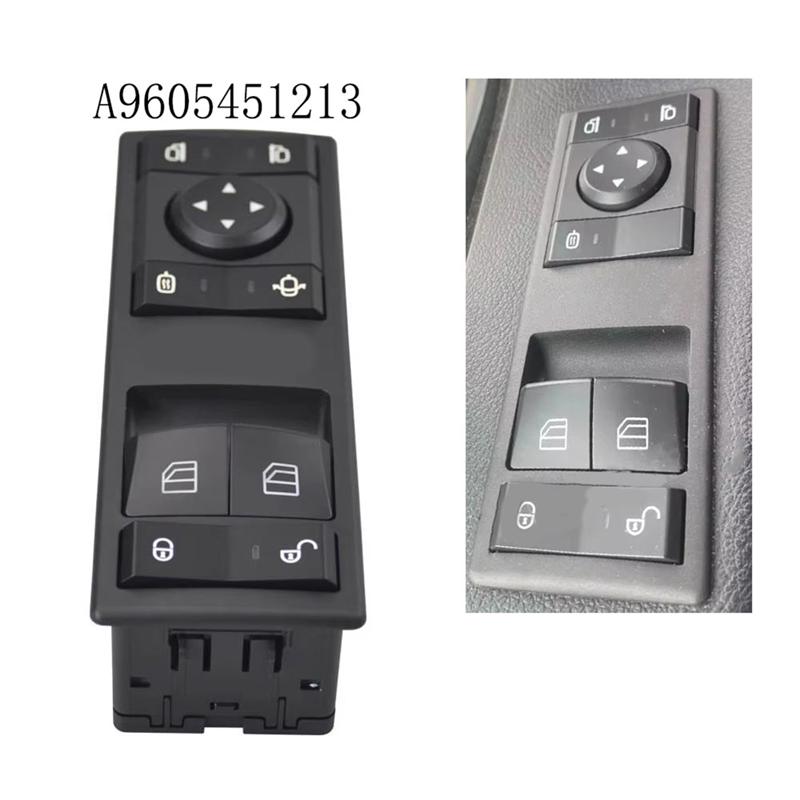 L10A Truck Power Window Switch A9605451213 For Benz Truck Actros Window Switch Car Window Glass Lift Switch Window Control Butto