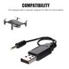 Совместим с USB-кабелем для зарядки радиоуправляемого дрона S66, аккумулятором 3,7 В, 650 мАч, литиевым