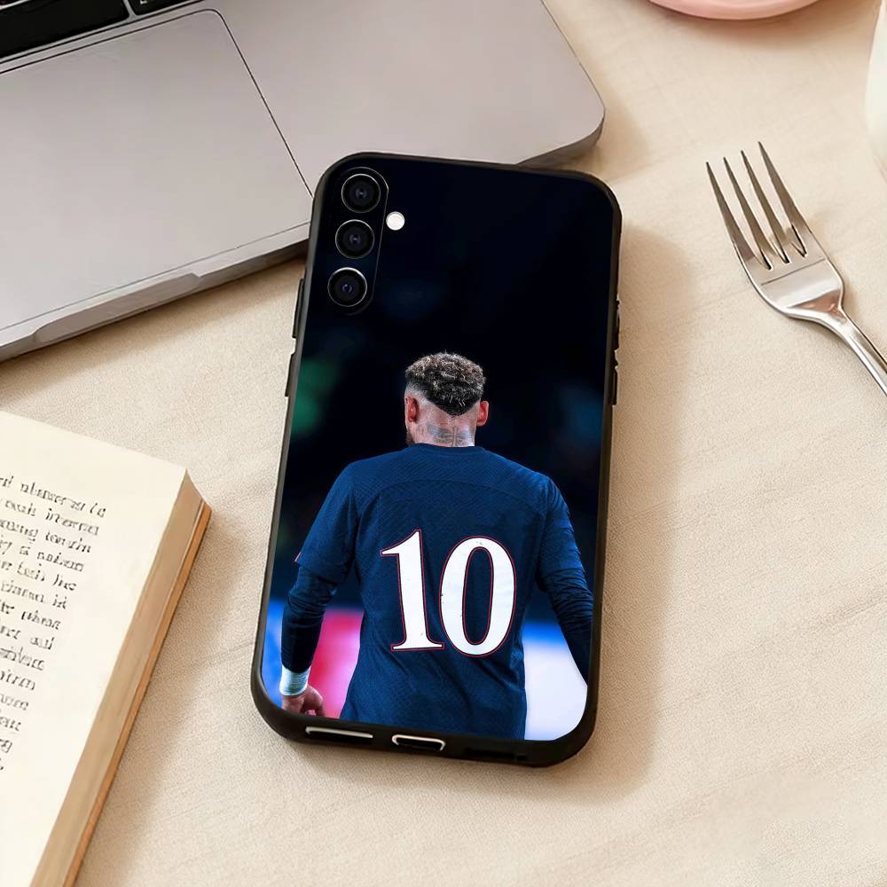 Чехол для телефона Football For NeYmAr-R 10 Черный Силиконовый Мягкий Для Samsung Galaxy A73,A72,A71,A70,A53,A52,A51