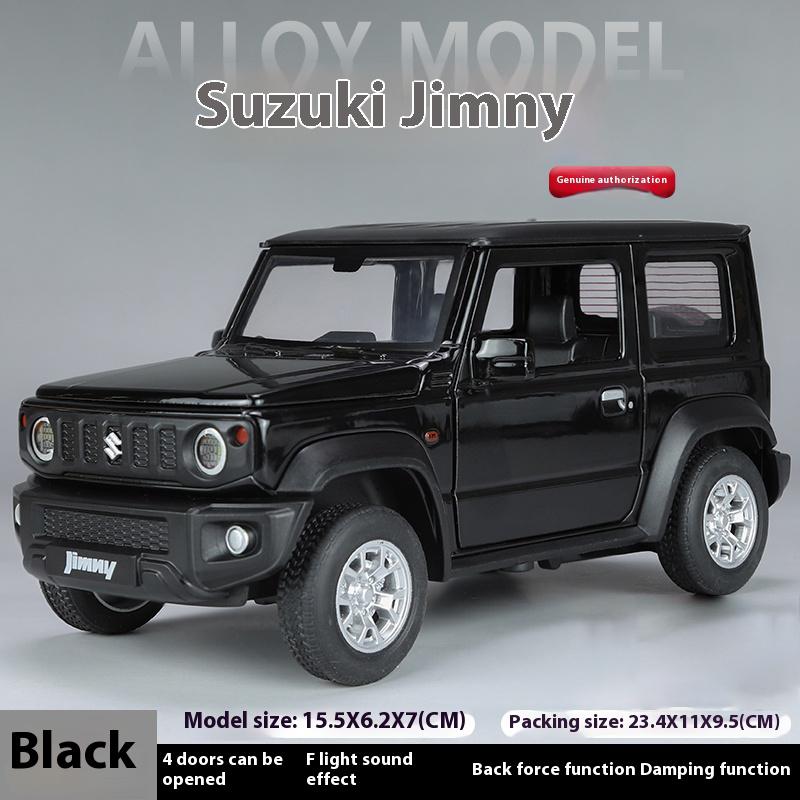 1:24 Suzuki Jimny Off Road SUV Alloy Diecast Модель автомобиля Звук и Свет Коллекция Дисплей Хобби Украшения Подарки Для Парня
