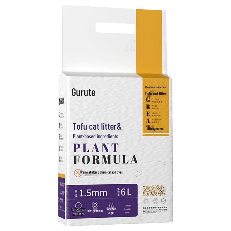 Бентонитовый дезодорирующий кошачий наполнитель, мало пыли, 40 цзинь, большой мешок, минеральный песок, 20 цзинь