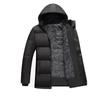 Waterproof Winter Jacket Men Hoodied Parka  Warm  Coat  Thicken Fleece Zipper Jackets