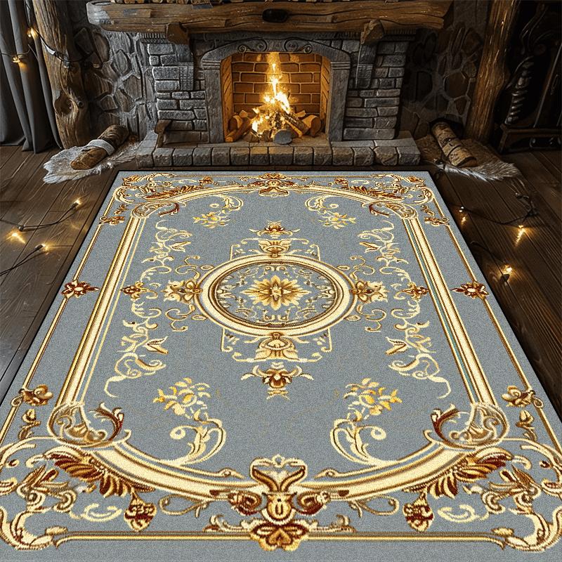 Living Room Decoration European Style Carpets Home Luxury Large Area Rug Hall Sofa Side Floor Mat Hotel Doorway Hallway Carpet