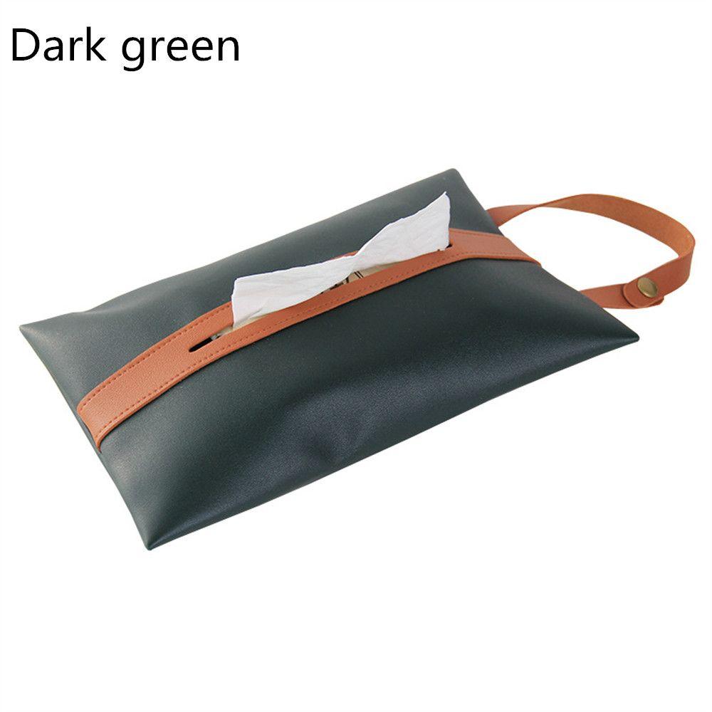 For Car Seat Back Car Tissue Box Paper Holder Hanging Tissue Cover Bag Toilet Tissue Storage Bag