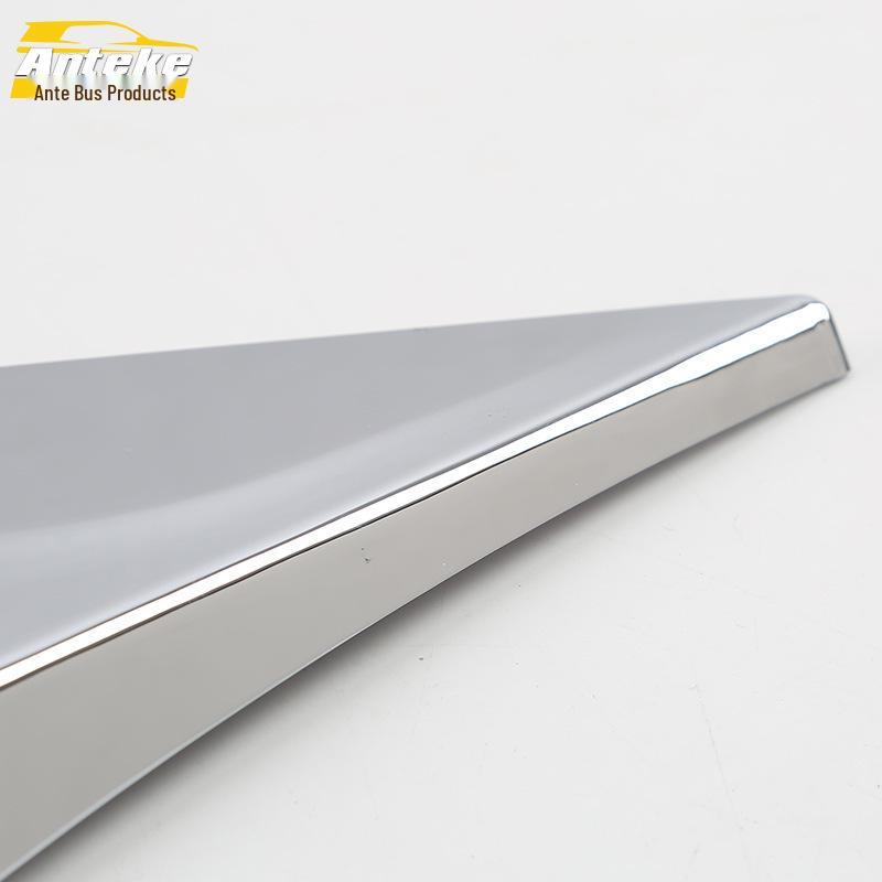 18 CHR Rear Window Bright Pieces Car Window Triangle Electroplated Tail Wing Side Decorative Panel Exterior Accessories