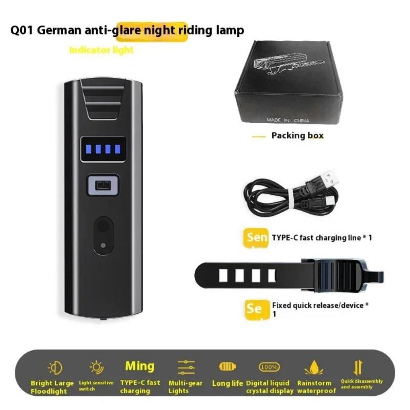 Умный датчик Велосипедный передний фонарь USB Перезаряжаемый Светодиодный велосипедный фонарь Головной фонарь для MTB велосипеда Велосипедный фонарь Велосипедная фара Велосипедные аксессуары