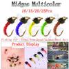 10/15/20/25Pcs Multiclor Epoxy Ant Fly Fishing Flies 10# Dry Fly Terrestrial Insect Trout Flies Artificial Insect Lure Bait