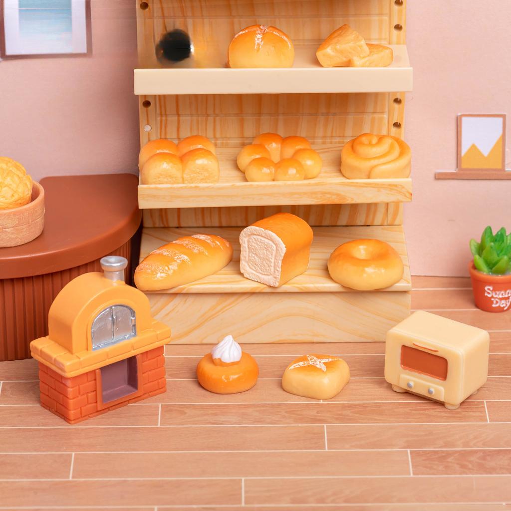 Моделирование еды Игра Реалистичный хлеб Торт Point Модель Микро-пейзаж DIY Декоративные аксессуары Миниатюрные украшения