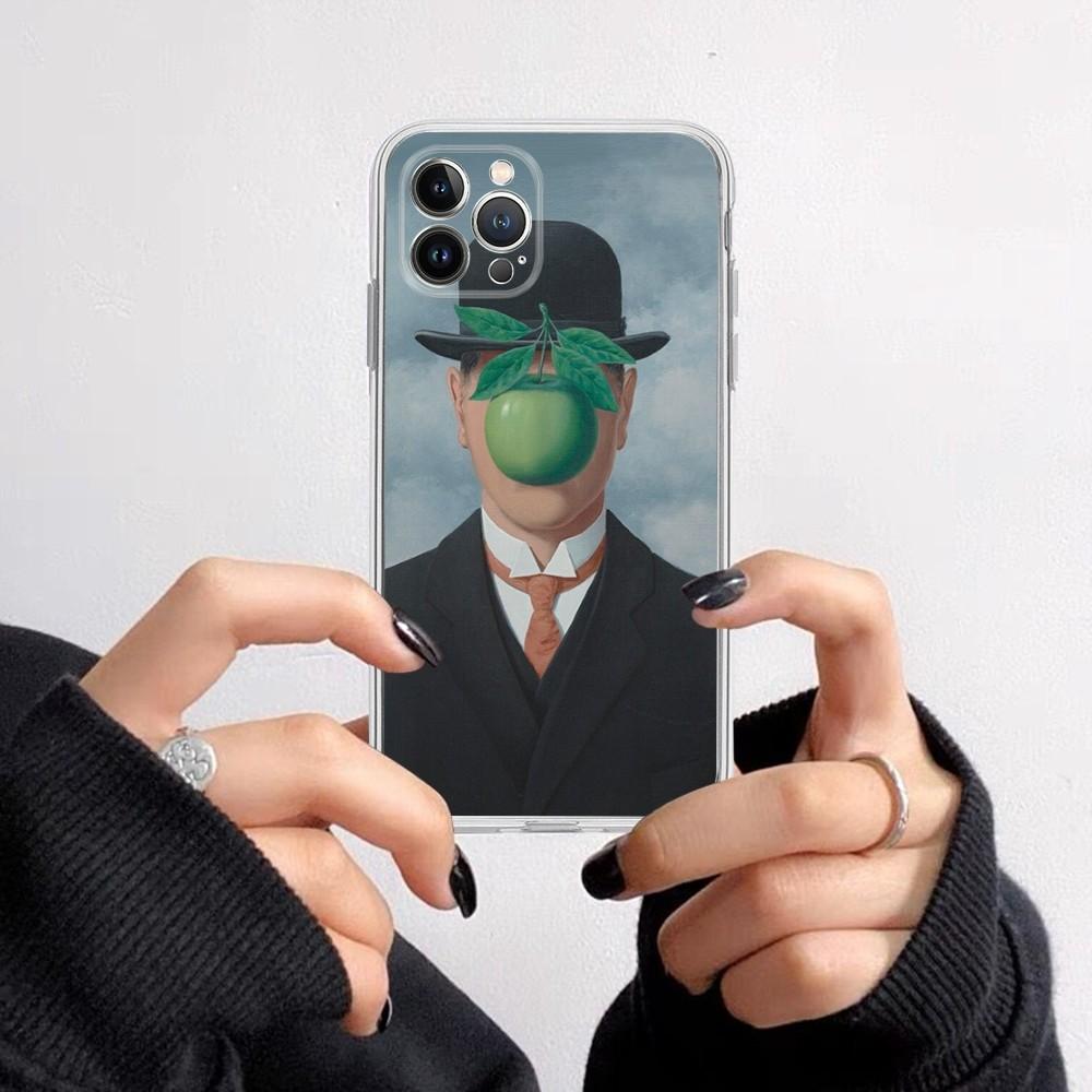 Чехол для телефона Рене Магритта Для iPhone 15 14 11 12 13 Mini Pro XS Max Чехол 6 7 8 Plus X XR SE 2020 Funda Shell