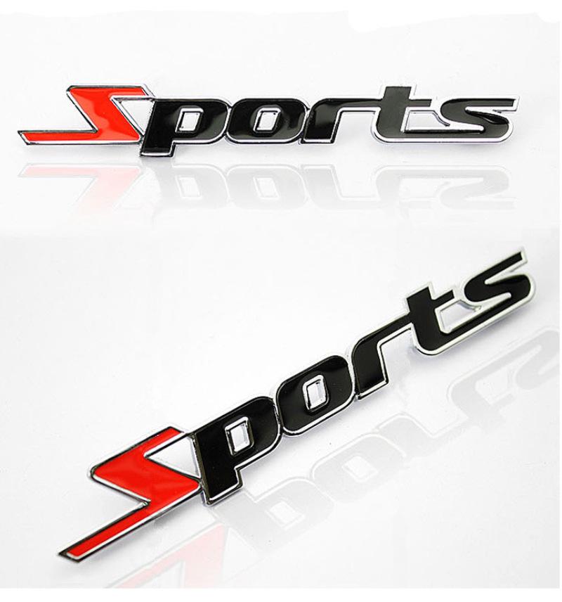 «Персонализированные металлические наклейки для спортивных автомобилей — креативные и декоративные автомобильные наклейки»