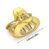 Cutout Hair Claw Plastic Women Shark Hair Clip Elegant Small Hair Clip  Women