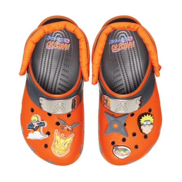Crocs Классические кроксы 'Оранжевый/Черный' Naruto Shippuden Детские 209460-014