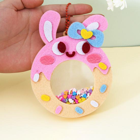 1 комплект, набор для шитья кукол с изображением животных из мультфильмов, набор для шитья из нетканого материала, для поделок, для поделок, для начинающих, для мальчиков и девочек, подарок