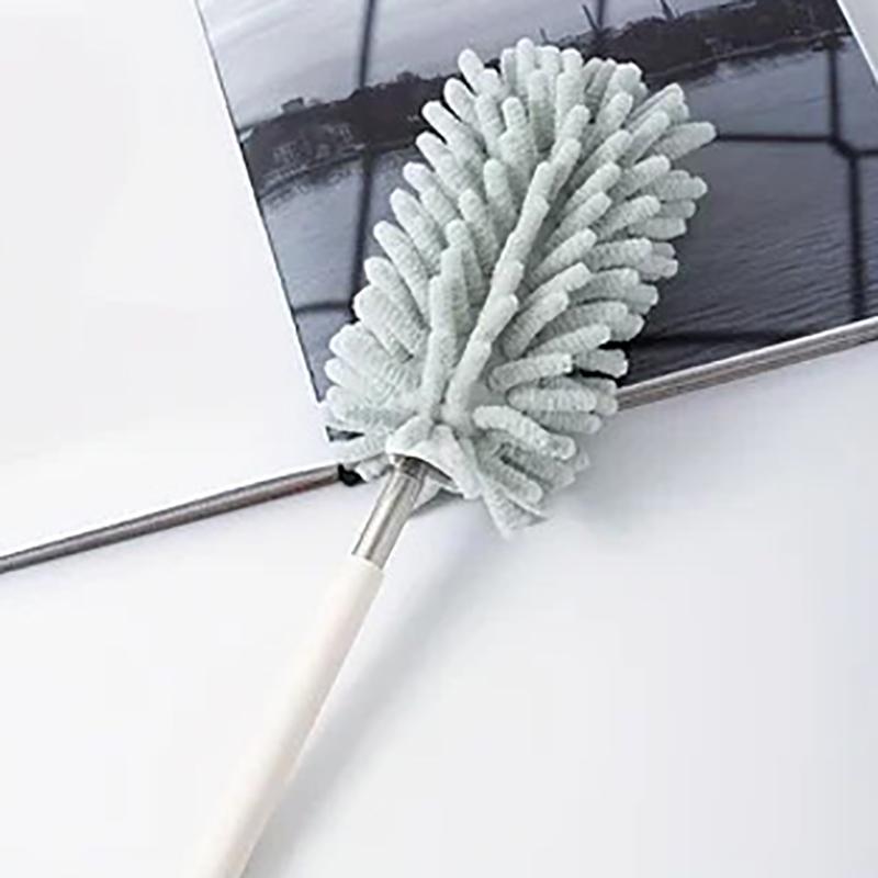 80 см телескопическая тряпка из микрофибры с удлинителем из нержавеющей стали для уборки бытовой пыли для потолочных вентиляторов