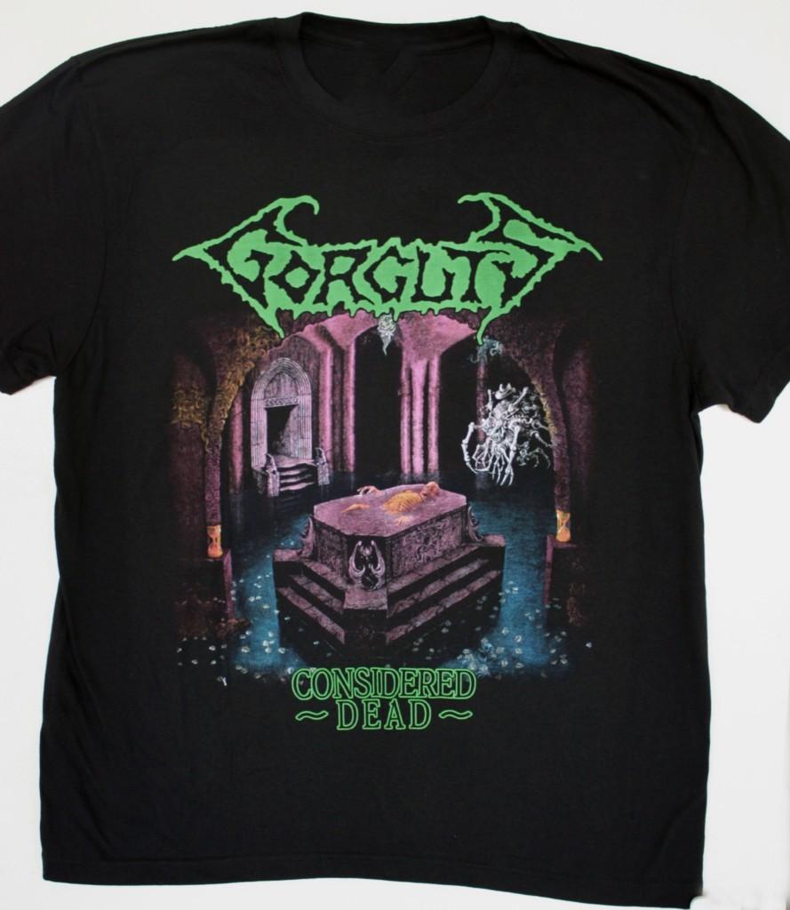 GORGUTS Band CONSIDERED DEAD Heavy Cotton Black All Size Shirt CM462