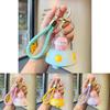 Adorable Pig Projection Keychain Cute Multicolor Plastic Key Accessory Gift