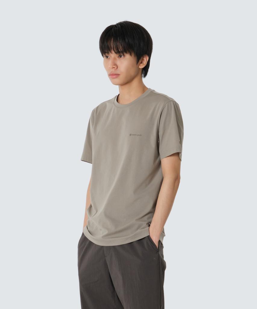 SNOWPEAK APPAREL Quick-Dry Primeflex Short Sleeve T-Shirt (S26Mmtts20) Fog Gray