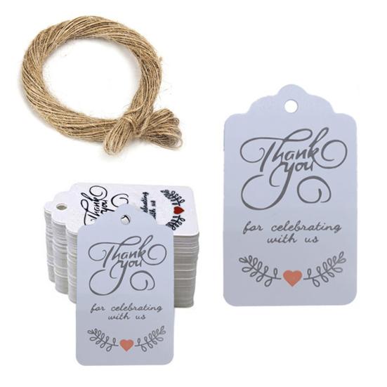 100 шт. красивые мини-открытки с веревкой, декоративные предварительно пробитые отверстия ручной работы, легкие подарочные карты «сделай сам», праздничная поставка