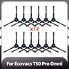 Compatible for Ecovacs T50 Pro Omni Replacement Main Side Brush HEPA Filter Mop Pads Spare Parts Accessories