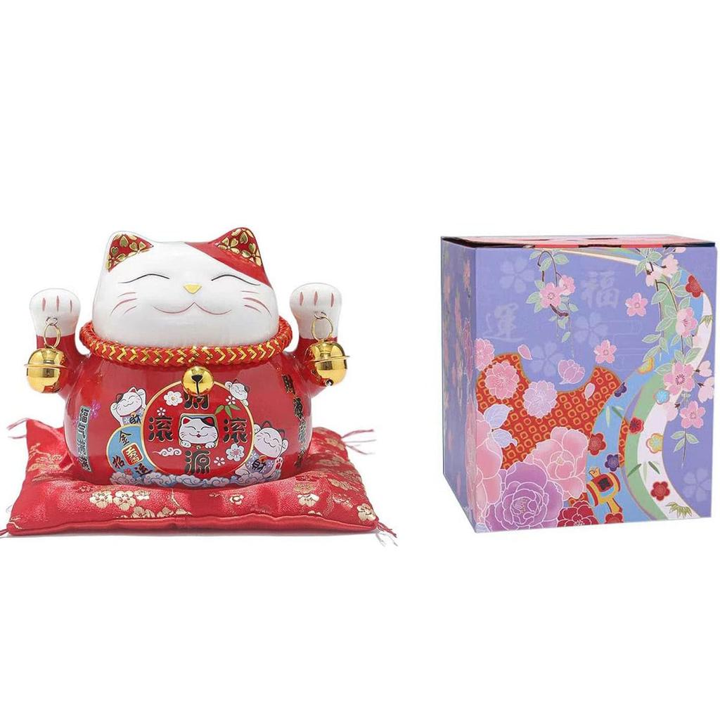 MYDILI Удача Призывающий Кот Копилка Фэн-шуй Открытие Празднование Процветающий Бизнес Открытие Нового Здания Статуэтка Интерьерная Статуэтка Увеличение