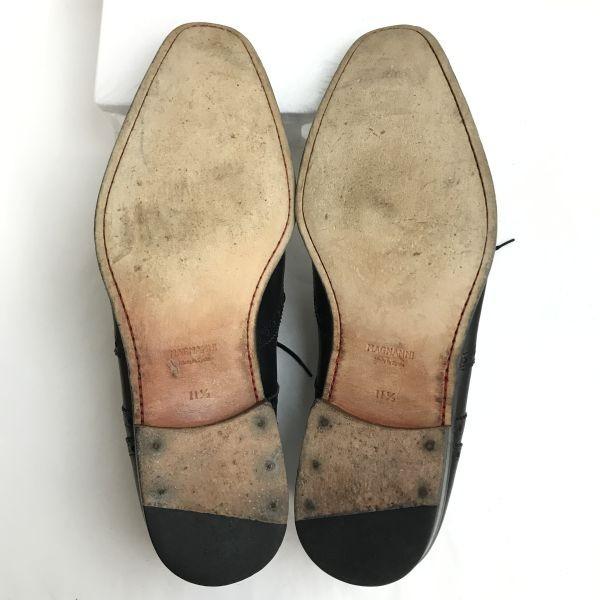 ANTONIO RUFO leather plain toe dress shoes 25.0 dark brown Made in Japan(USED)