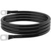 8 AWG Battery Cable 8 Gauge Power Inverter Cables with 5/16 Inch Lugs Both Ends for Solar Boat Marine RV Car 2 Pack (3FT)