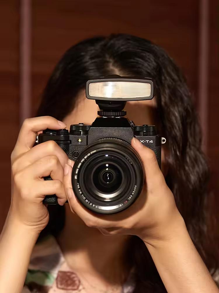 Godox Ретро-вспышка Lux Junior с рассеивателем, Speedlite GN12 6000K для камер Canon Nikon Sony Fuji Olympus «горячий башмак»