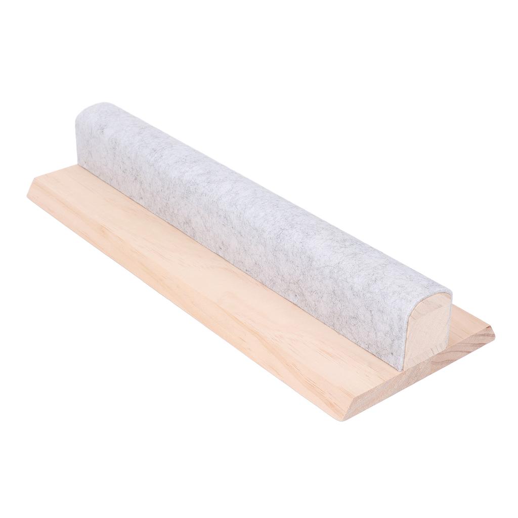 Шерстяной гладильный брусок с войлоком Профессиональный деревянный швейный инструмент Разглаживание тканей Точечный пресс S