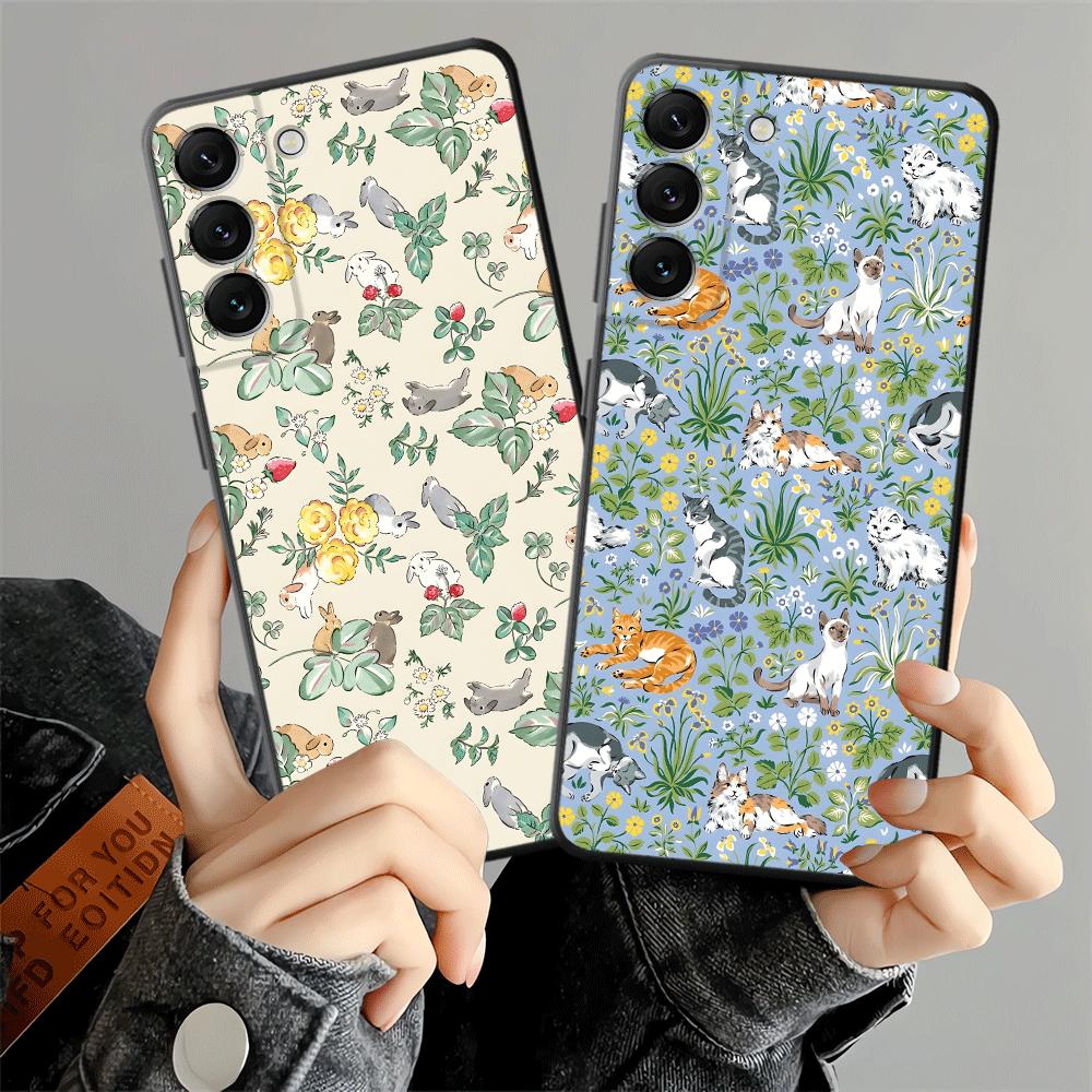 Чехол для телефона для Samsung Galaxy A52 A36 A06 A50 A55 A41 A73 A51 A23 A13 A53 A17 A25 A16 A05 A70 A37 A12 A57 A15 Мультяшный