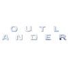 Новые 3D ABS OUTLANDER Наклейки с буквами на автомобиль, Эмблема на решетку переднего капота, Аксессуары в стиле наклейки