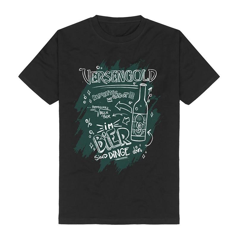 Versengold German band Western and Eastern trendy rock music T-shirt with American-style pure cotton printed short sleeves