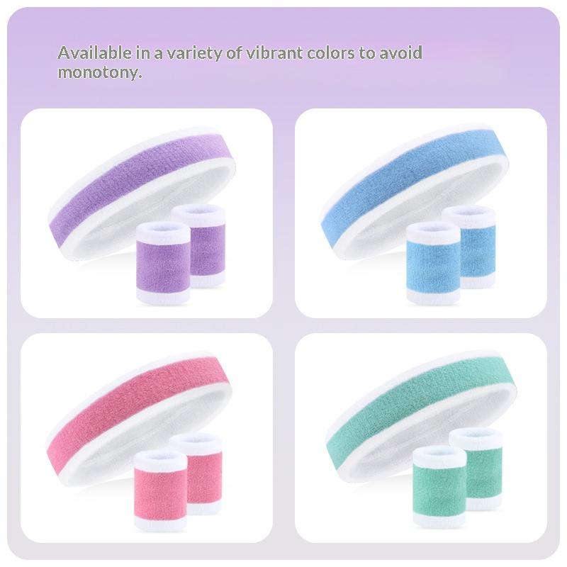Badminton And Tennis Wristbands Moisture-Absorbing And Anti-Sweating Wrist Protectors Headscarves For Protecting The Wrists